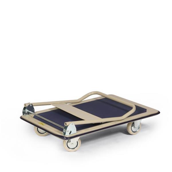 Foldable trolley with one level