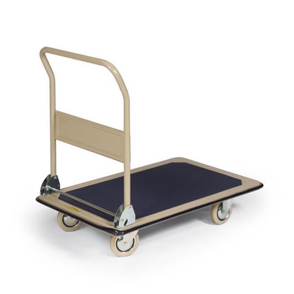 Foldable trolley with one level