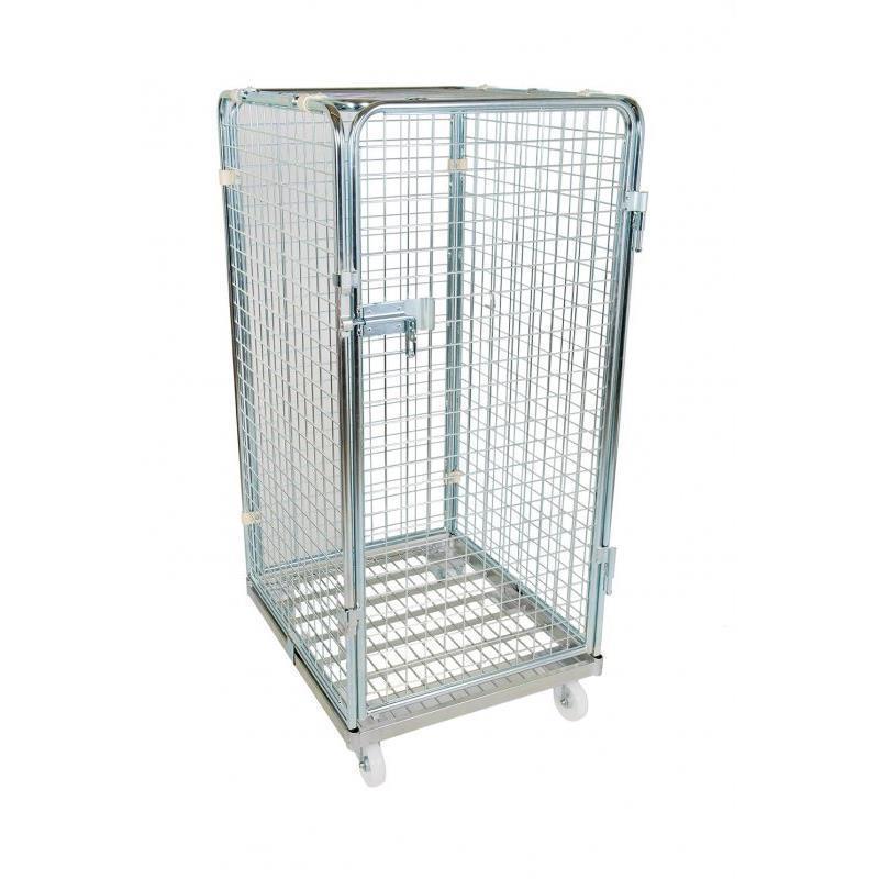 Mobile storage mesh container