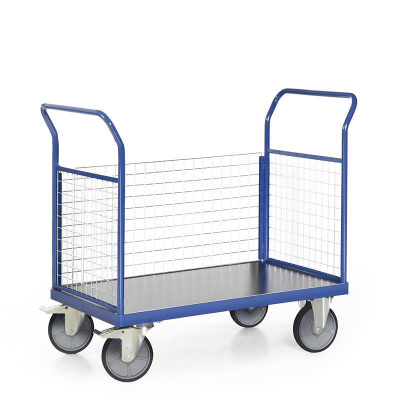 Single-level cart for material and goods