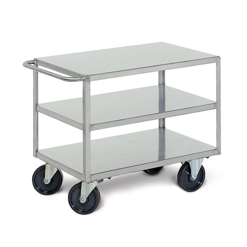 Stainless steel shelf trolley