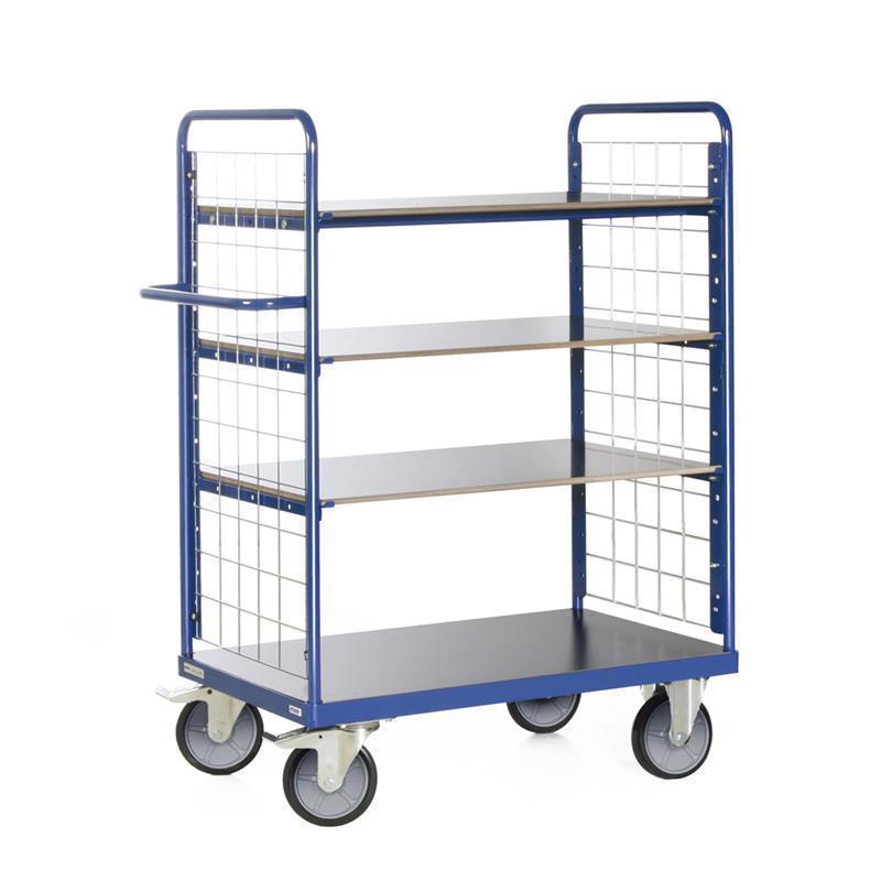 Flexible cart with mesh sides