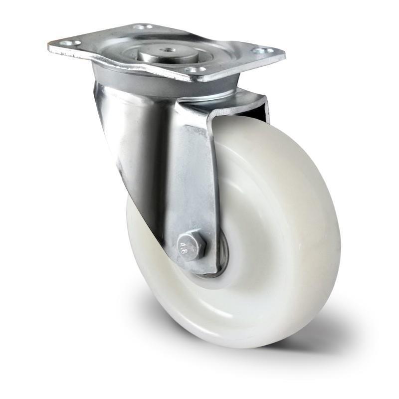 200 mm flexible transport wheel with swivel casters and ball bearing