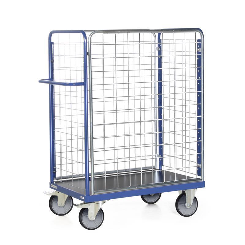 Ideal cart with wire walls