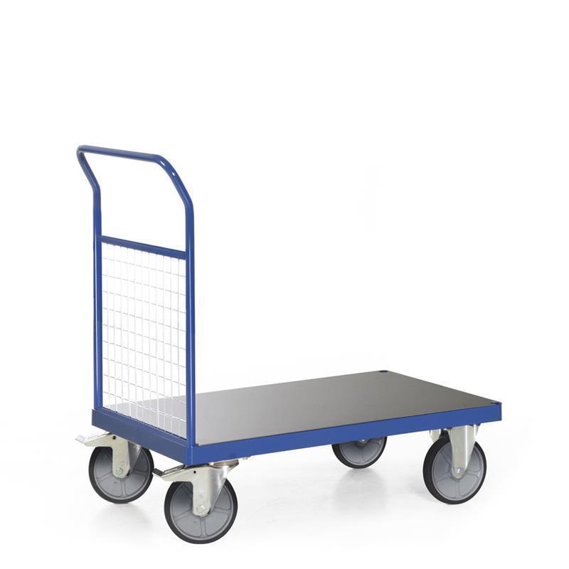 Industrial platform cart for steering