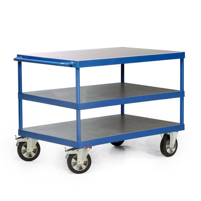 Cart with shelves for procurement logistics