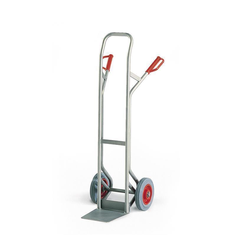 Inox hand trolley for cargo logistics