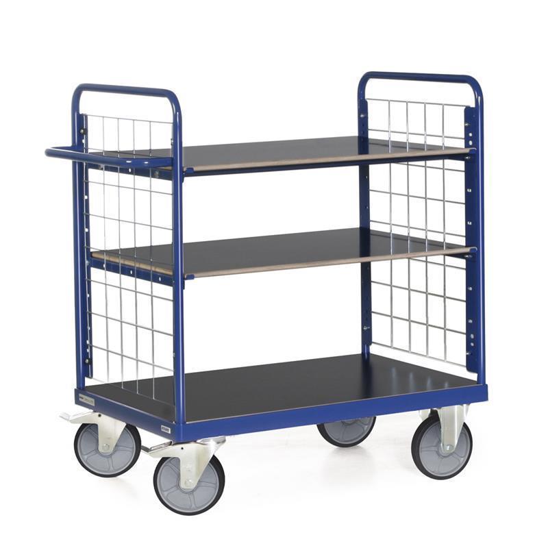 Elegant cart with wire mesh