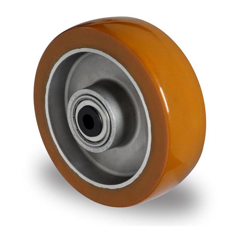 100 mm wheel without fork for workshop trolleys with ball bearing