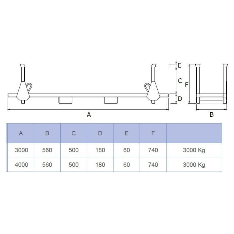 Metal stand for storage of long materials