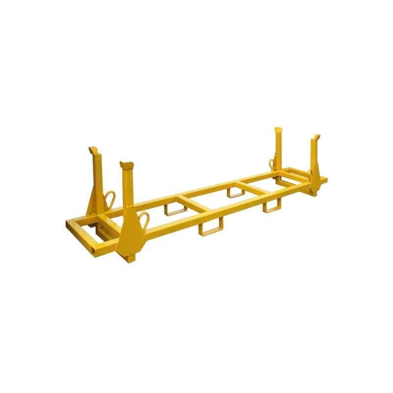 Metal stand for storage of long materials