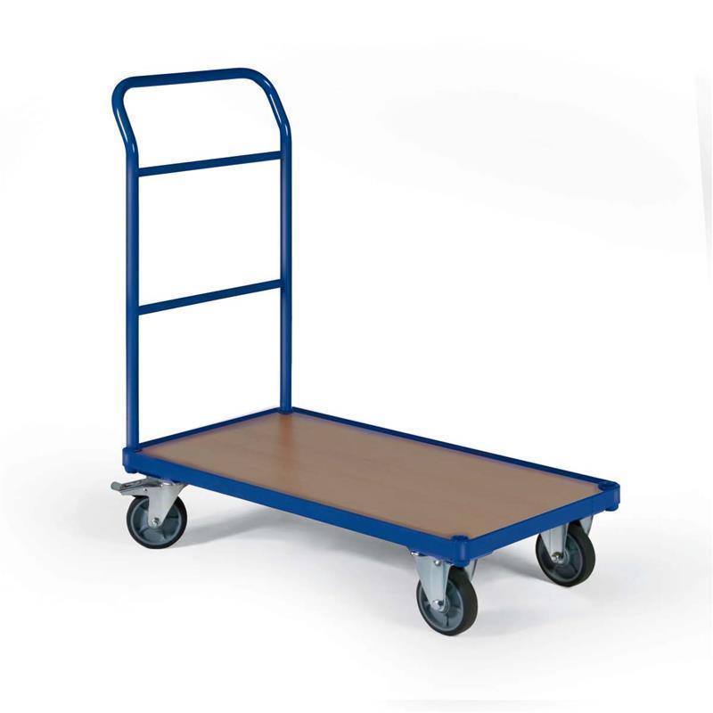 Receiving transport trolley with one level