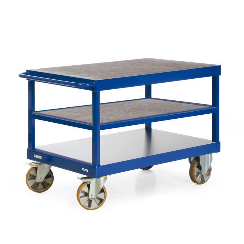 Table cart for delivery of products