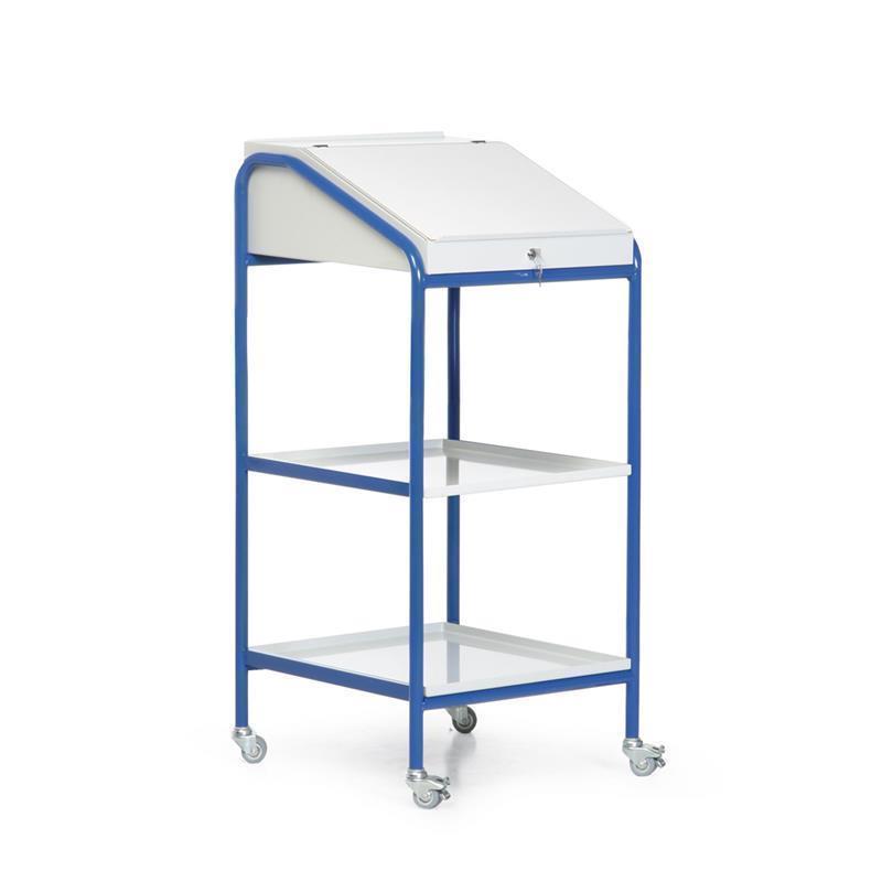 Table cart for boxes or semi-finished products