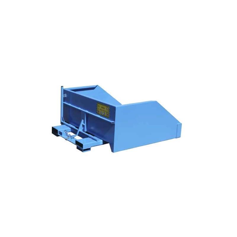 Loading tipping container for forklift - without wheels