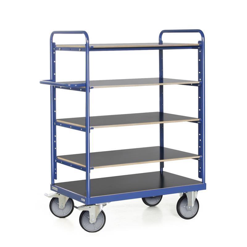 Level cart with loading surface