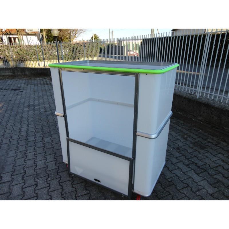 Plastična kutijasta kolica za rasuti materijal
