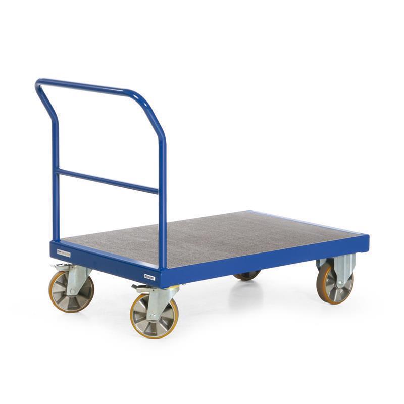 Platform cart on wheels for products