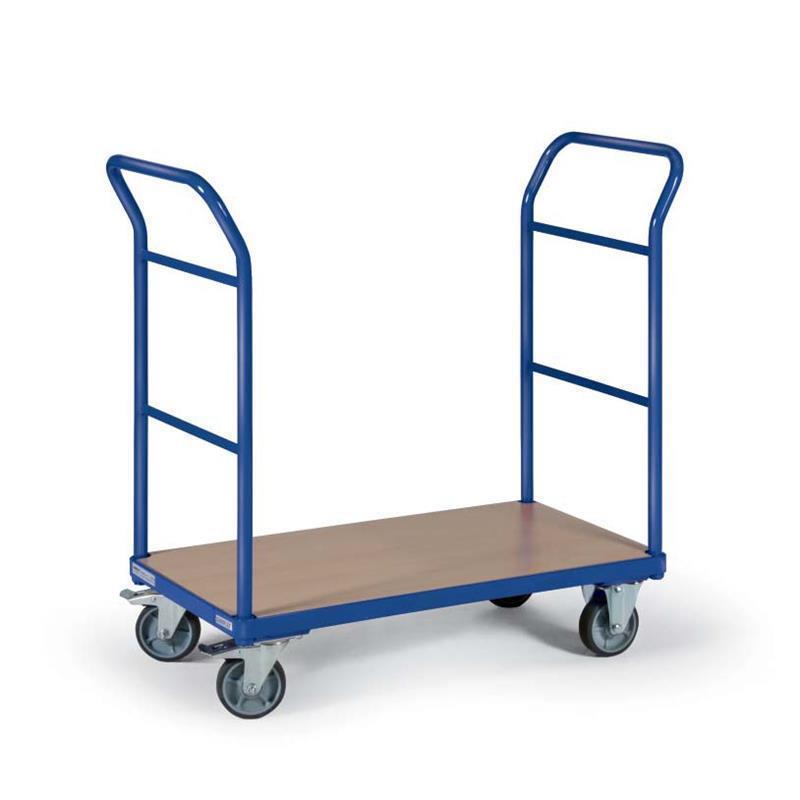 Single-level manual trolley for cargo transport