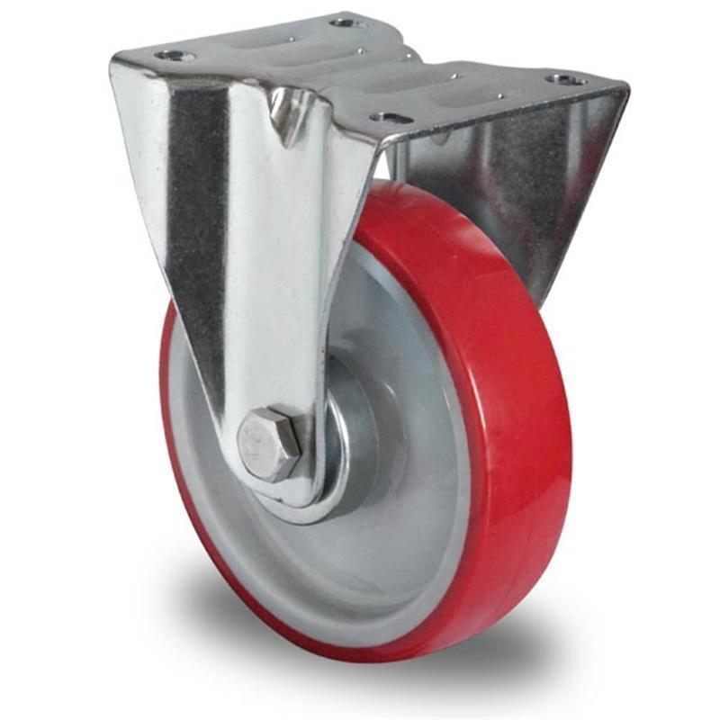 200 mm stabilno transportno kolo za papirno industrijo in valjčnim ležajem
