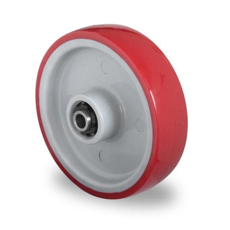 80 mm transport wheel without fork for metal cabinets and roller bearing