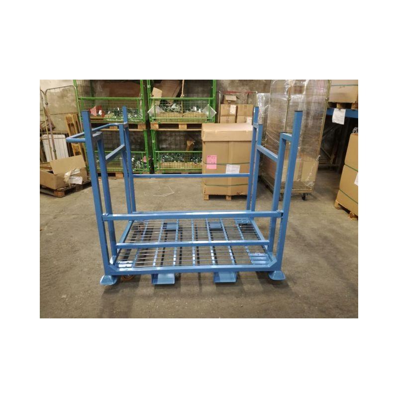 Mobile truck tire rack