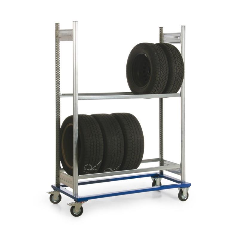 Shelving trolley for car mechanics