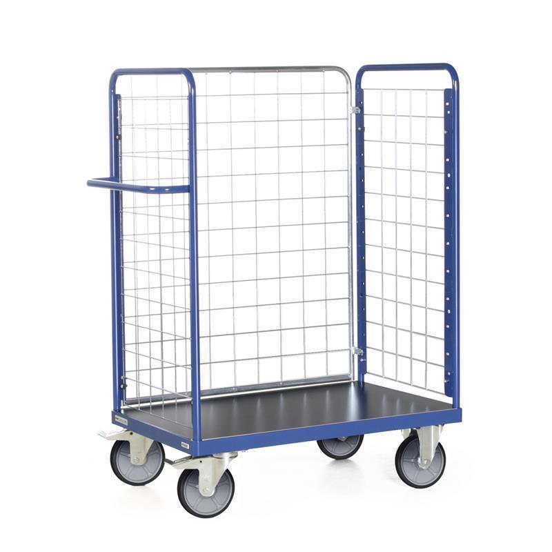 Manual mesh cart for packages