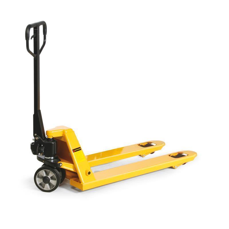 Manual pallet truck for warehouse logistics