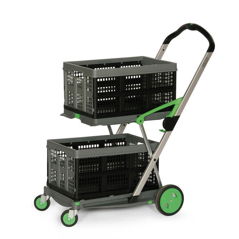 Hand cart for plastic boxes