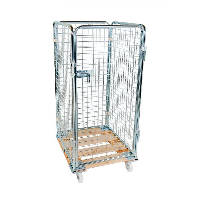 Wire mesh container for inventory management