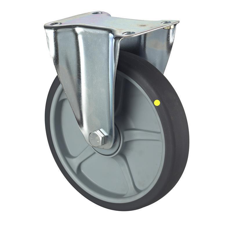 125 mm stabilno transportno kolo za industrijo elektronike in s krogličnim ležajem
