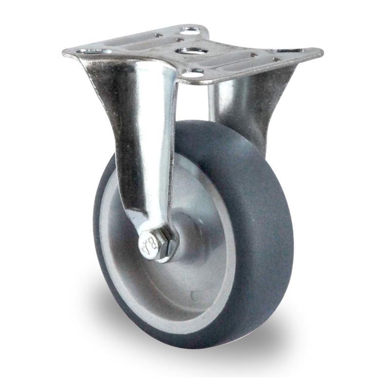 75 mm stable transport wheel for book cabinet with sliding bearing