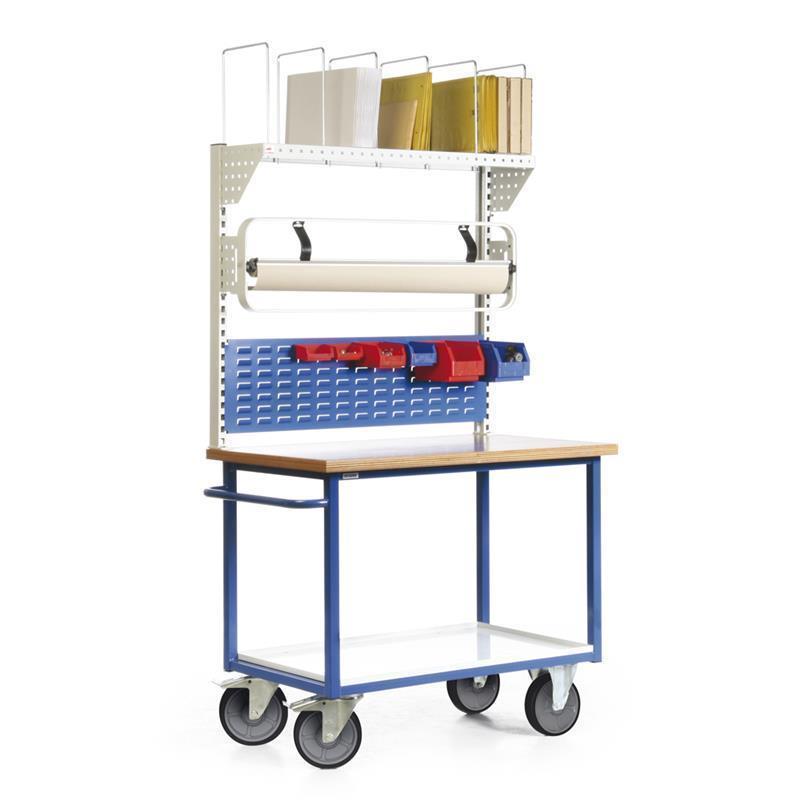 Cargo workshop trolley on wheels