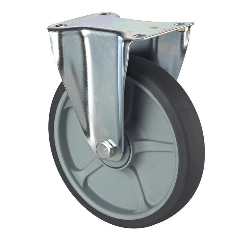 125 mm stable transport wheel for food industry lines with ball bearing