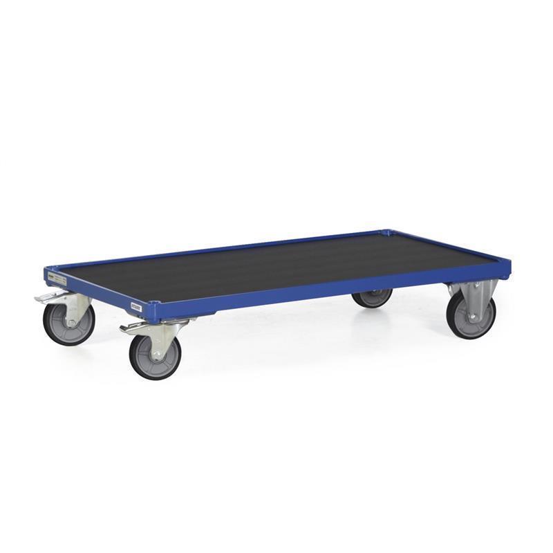 Transport board with wheels for moving