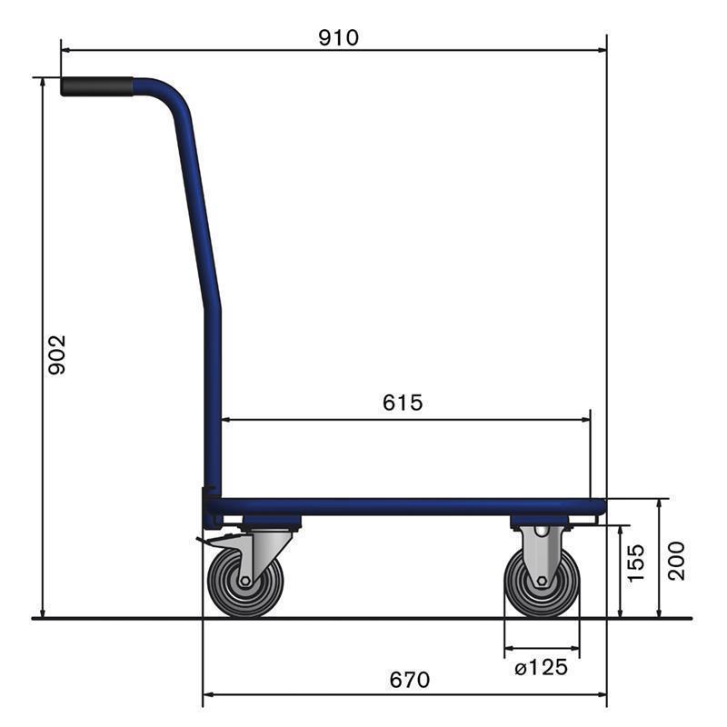 Transport platform for furniture moving