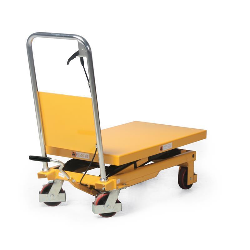 Transport scissor lifting table