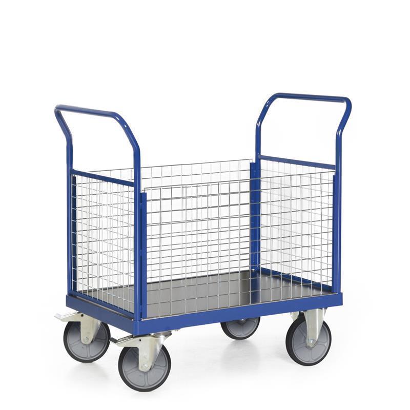 Transit flat cart for heavy goods