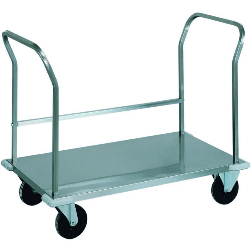 Multipurpose stainless steel platform trolley