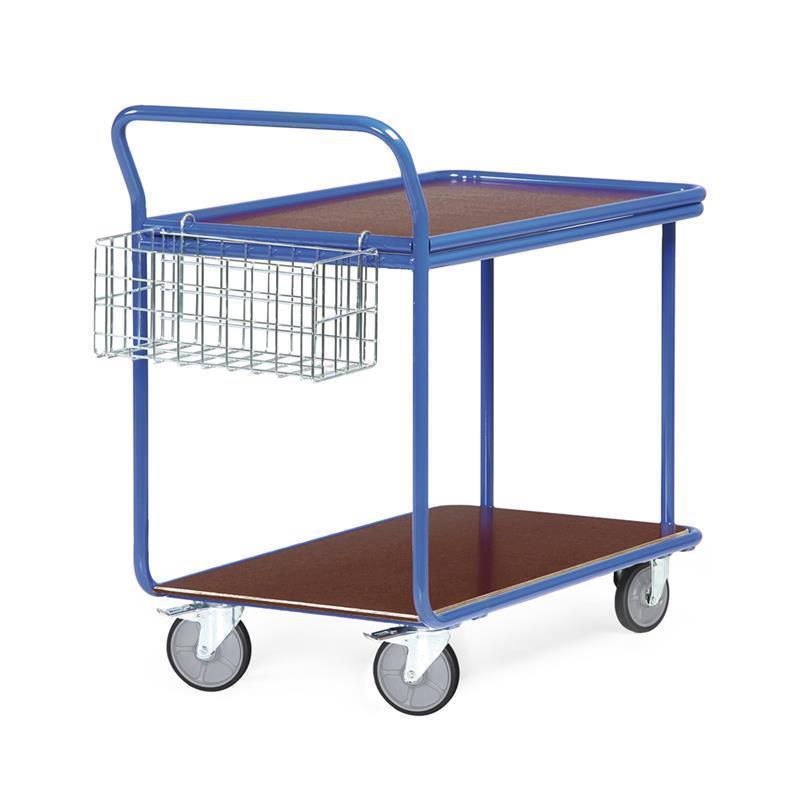 Trolley with shelves for inventory management
