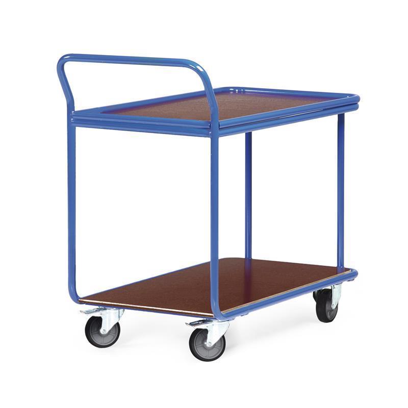 Trolley with shelves for inventory management