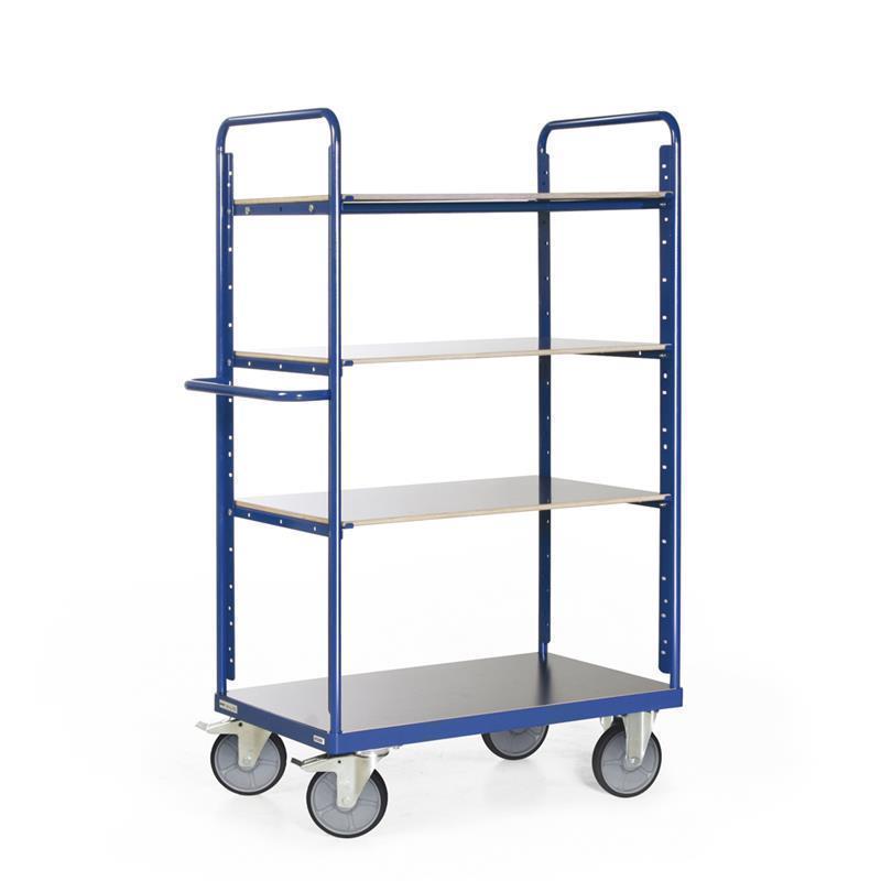 Cart with shelves for delivery