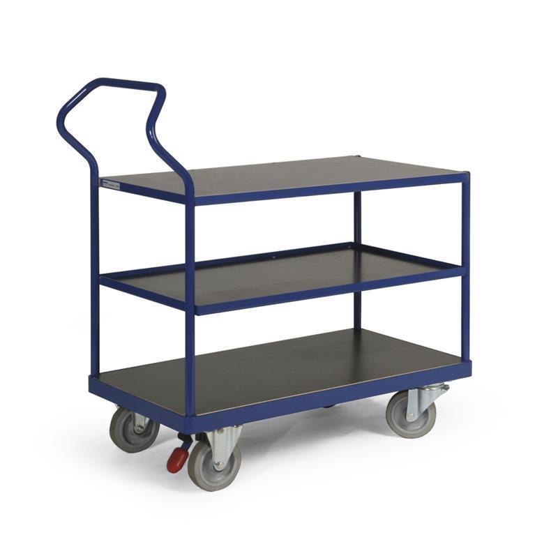 Cart with levels for safe movement