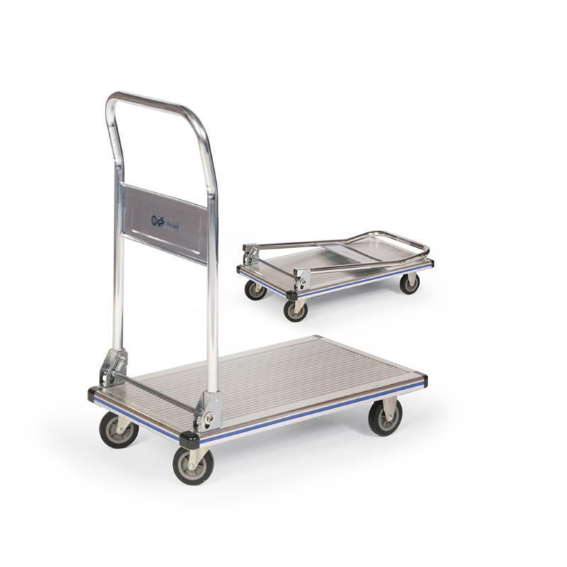 Zložljiv kovinski ročni transportni voziček 1