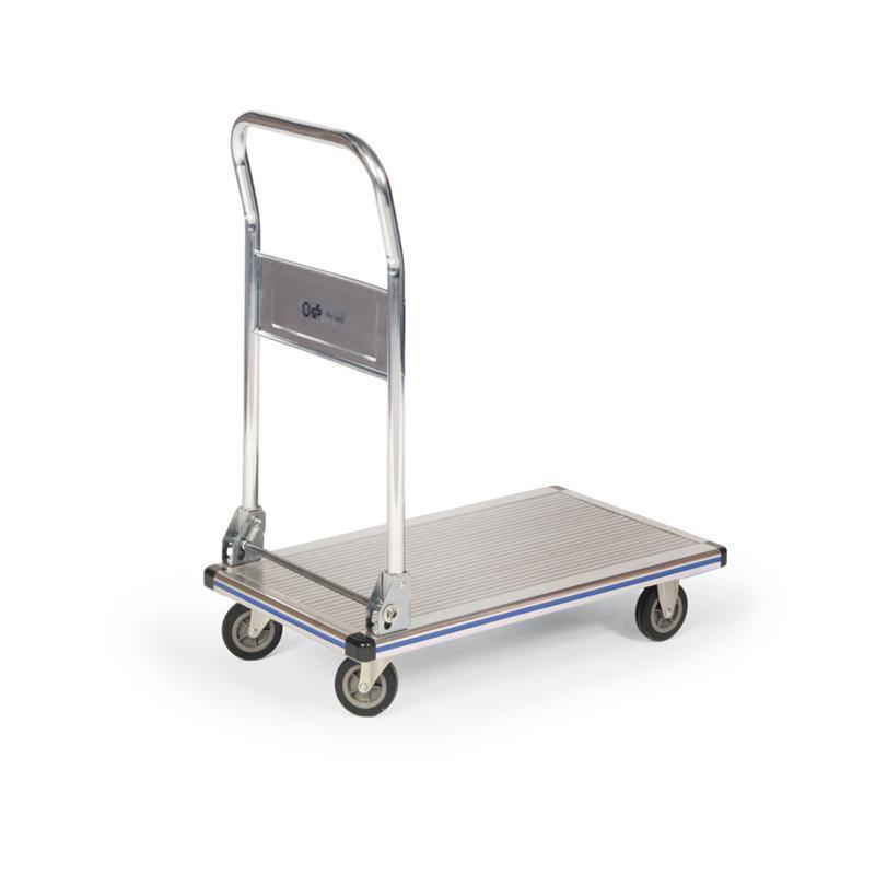 Foldable metal hand transport trolley