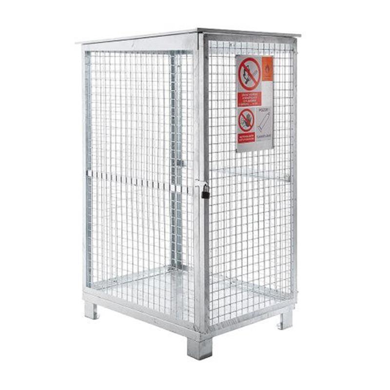 Gázpalackok készenléti tárolója