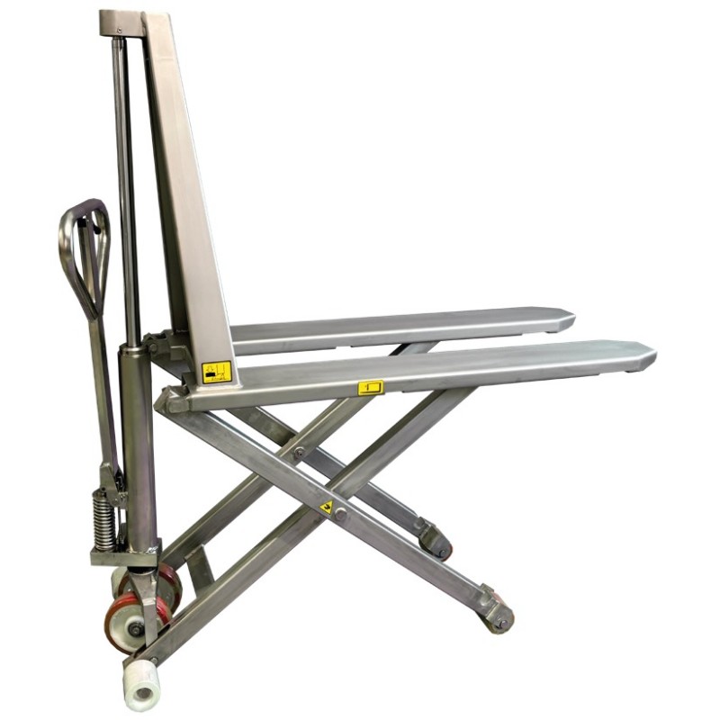 Inox škarjasti paletni viličar 1000 kg: Nea
