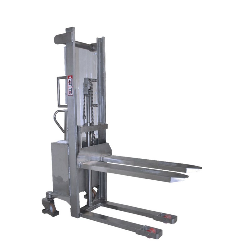 Pol-električni inox visoko-dvižni viličar 1000 kg: Rea
