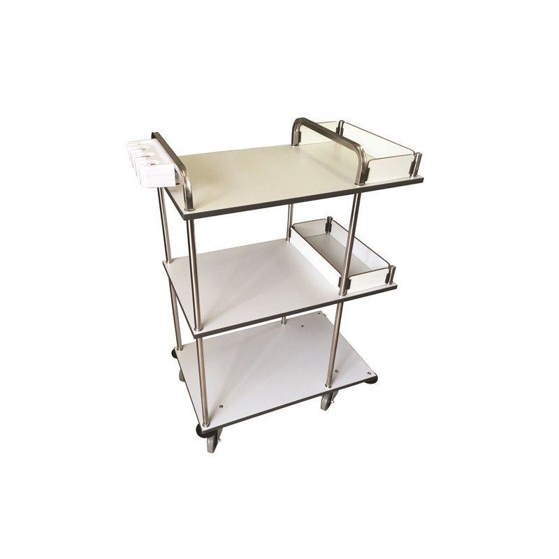 Voziček za sobarice sa nosačem za metle